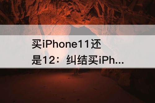 买iPhone11还是12：纠结买iPhone11还是12mini