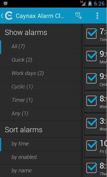 Caynax闹钟  v6.8图2