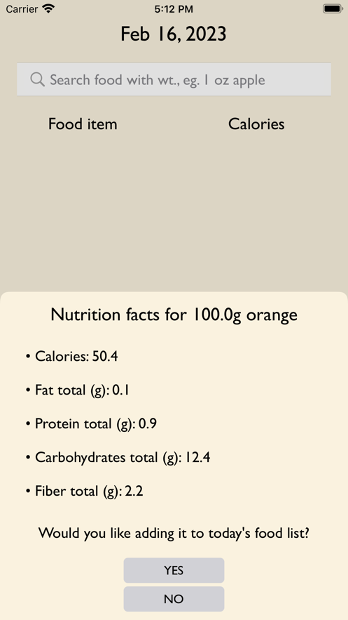 食物追踪器最新版  v1.0图3