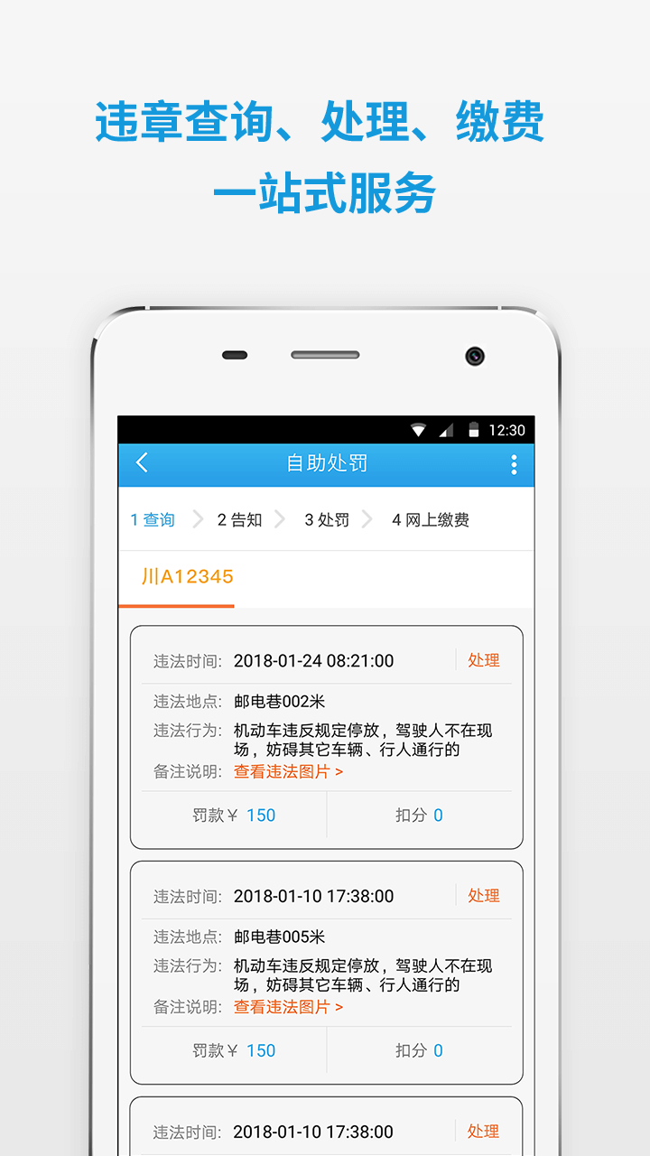 四川公安交警公共服务平台  v6.9图3