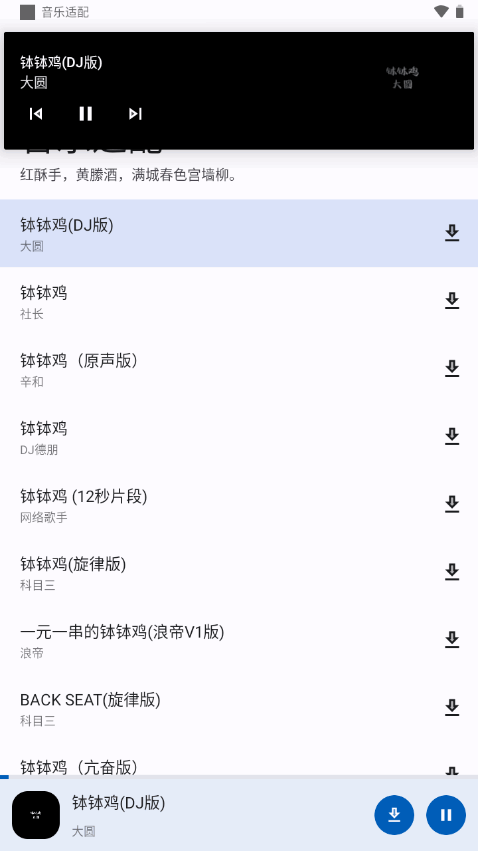 音乐适配手机版下载安装最新版免费  v4.1.4图2