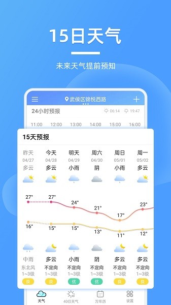 全能天气预报  v4.0.2图1